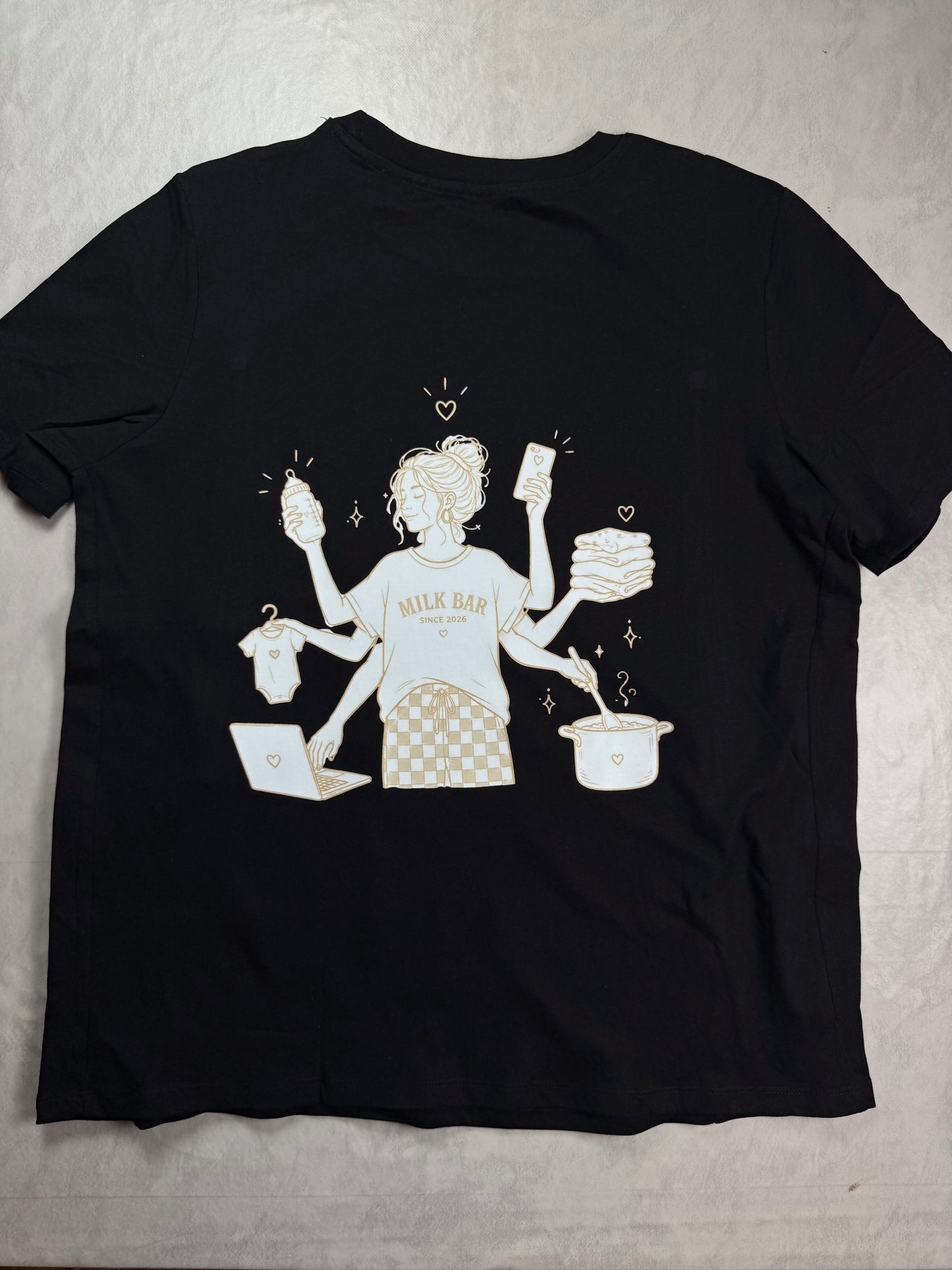 Tee-shirt allaitement personnalisé "Wondermama"