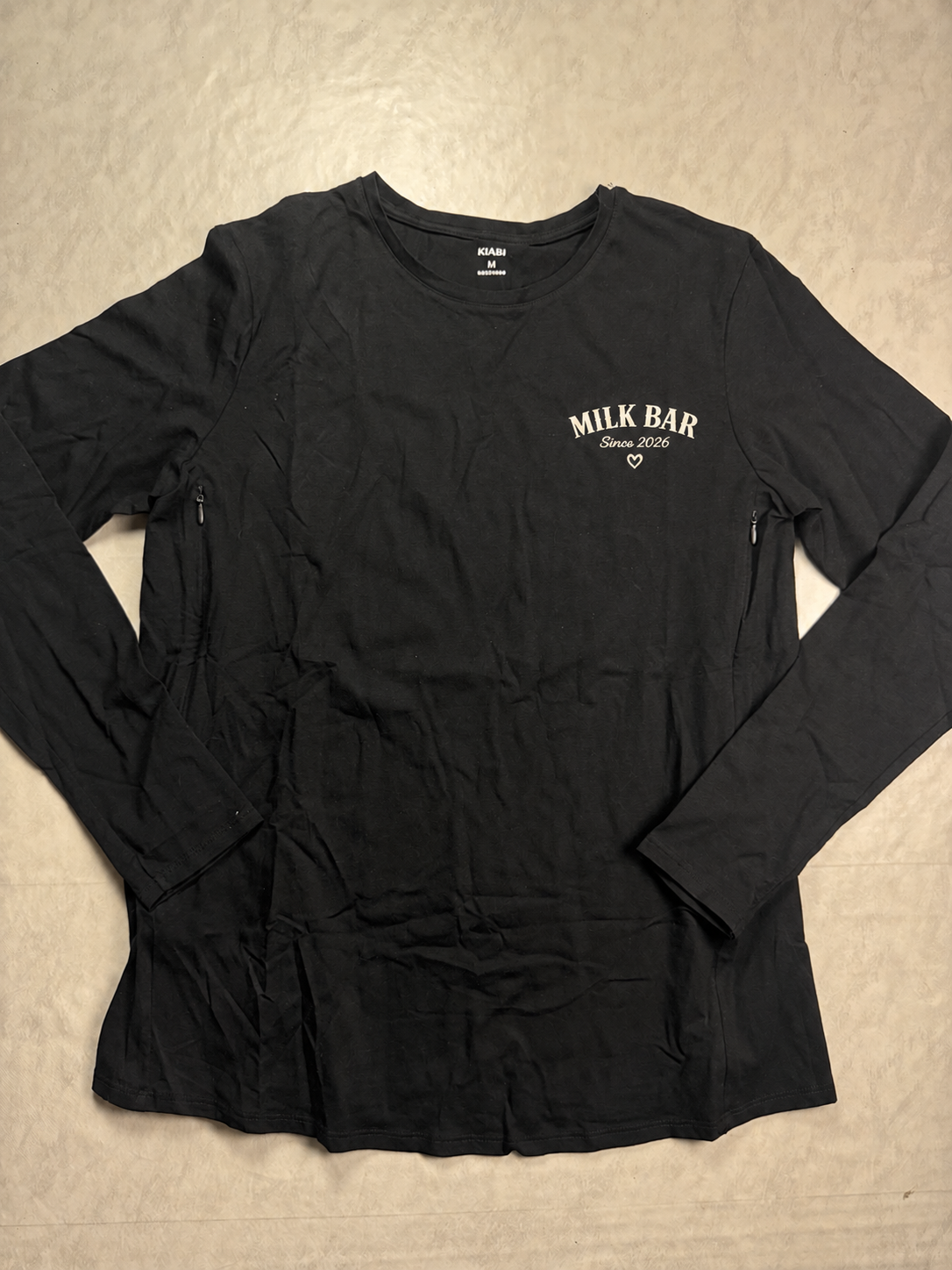 Tee shirt manches longues allaitement Milk Bar