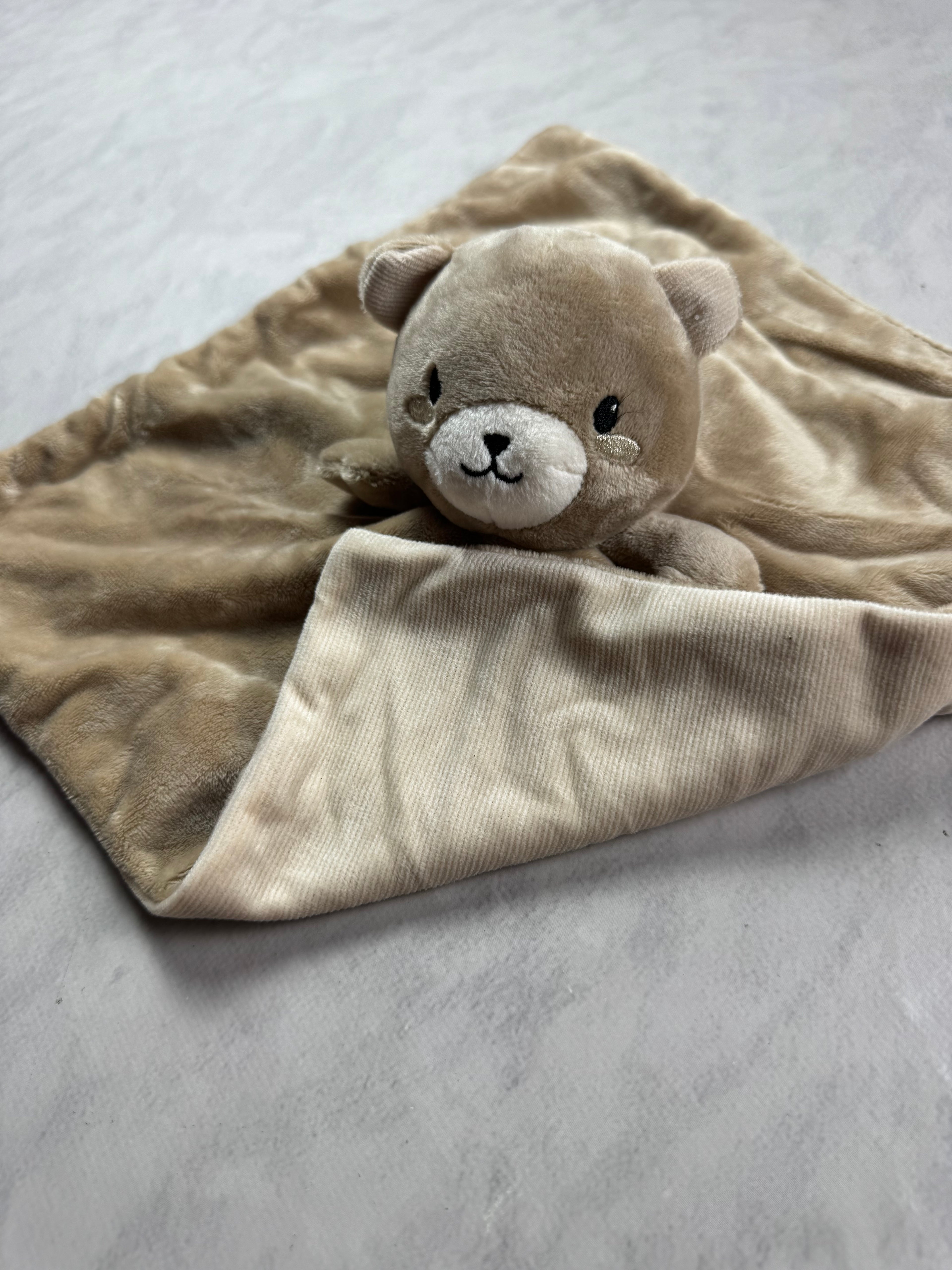 Doudou plat personnalisé avec prénom