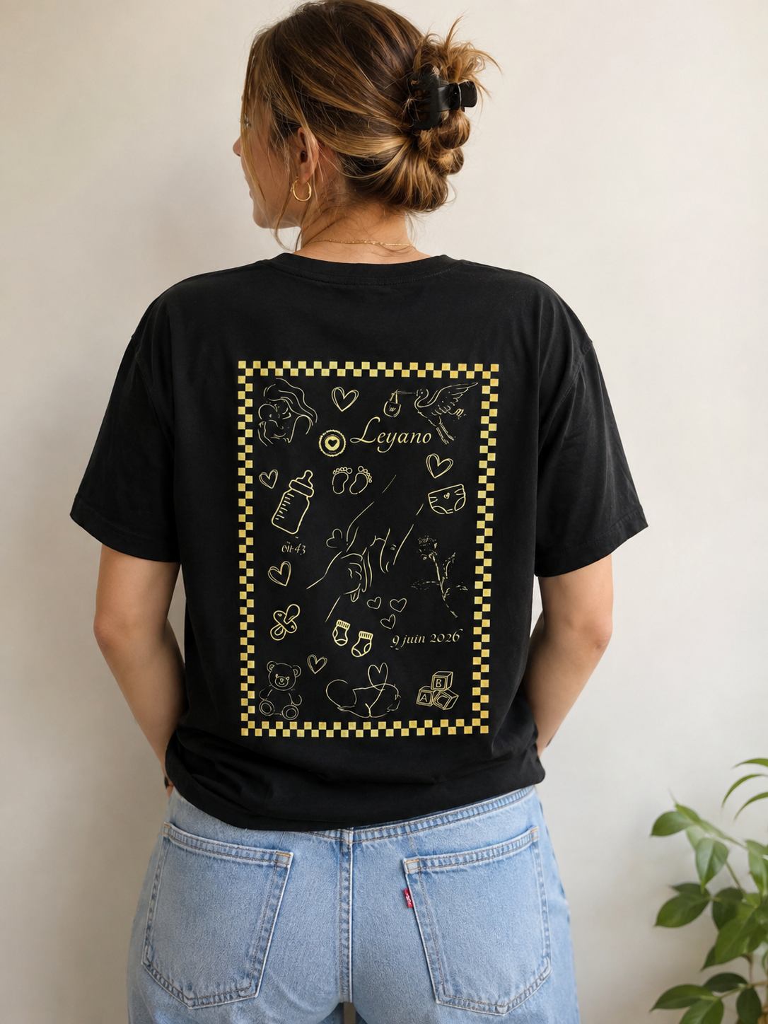 Tee-shirt Allaitement Personnalisable