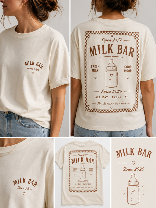 Tee-shirt Allaitement Milk Bar