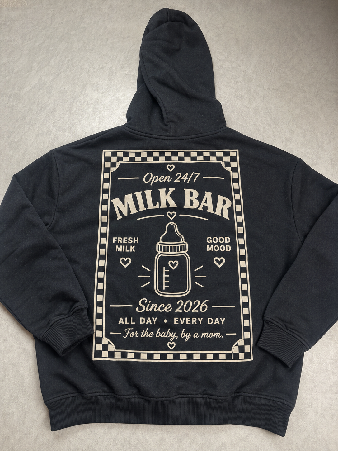 Sweat-shirt à capuche d’allaitement
