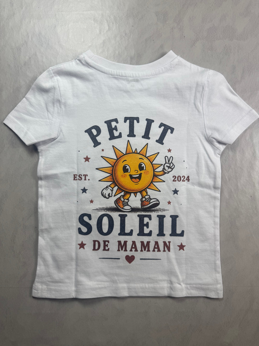 TEE SHIRT ENFANT "SOLEIL DE MAMAN"