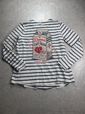 Tee shirt allaitement manche longue « d’amour et de lait frais »  [COLLECTION UPCYCLING]