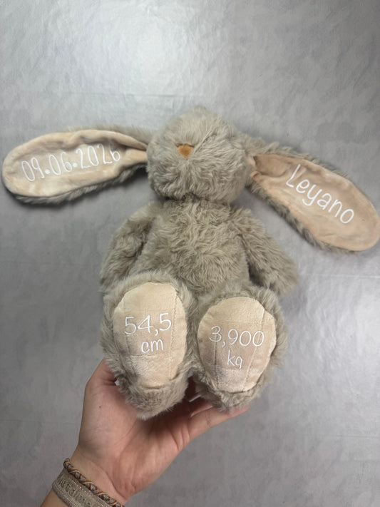 Peluche personnalisée Lapin - cadeaux naissance