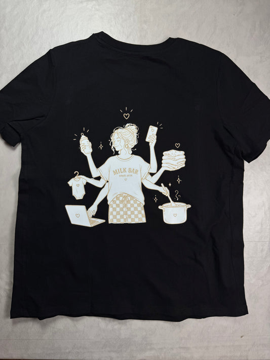 Tee-shirt allaitement personnalisé "Wondermama"
